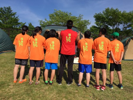 お揃いのチームTシャツ　中学生ver.1