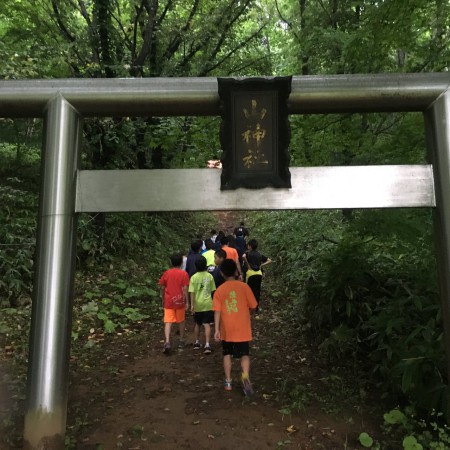 夏合宿　早朝散歩